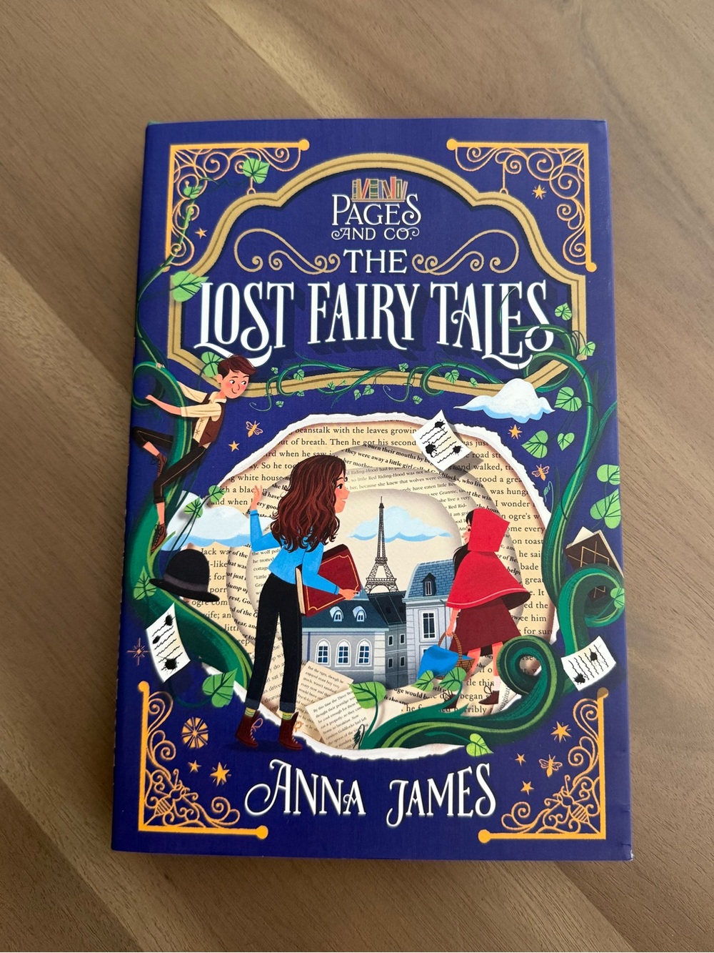 The Lost Fairy Tales by Anna James - Blue Illustrated Hardcover